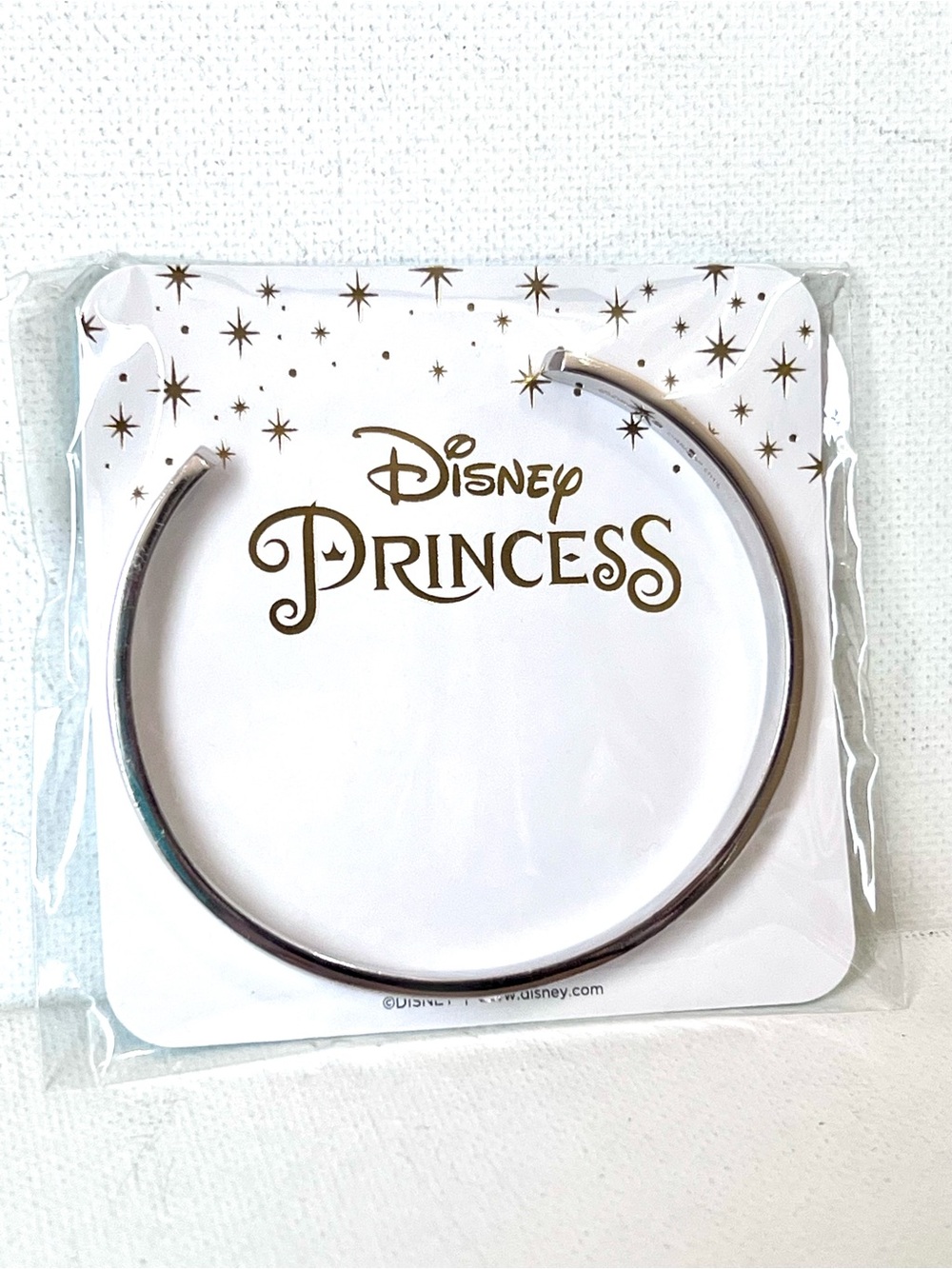 Origami Owl Disney Princess "Dare to Dream" Silver Bangle Bracelet (BR6035)